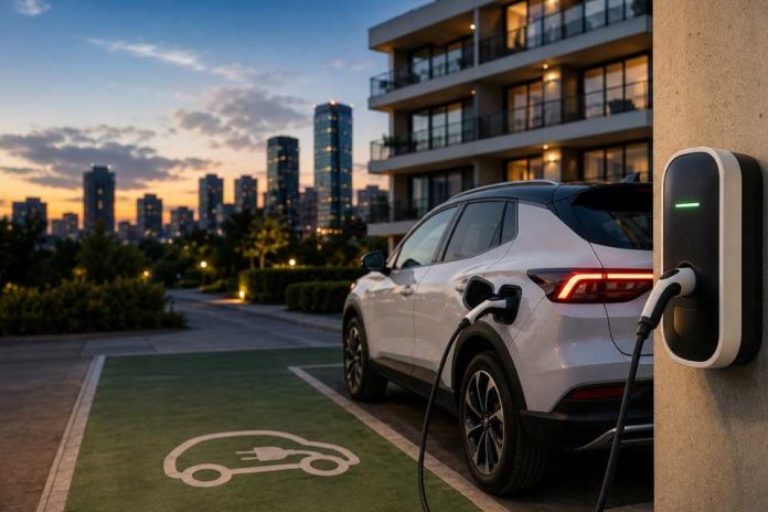 Autos eléctricos en edificios el desafío que pone a prueba a los condominios en Chile