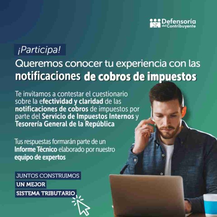 Dedecon convoca proceso participativo para conocer la experiencia del contribuyente en las notificaciones de cobro de impuestos de SII y TGR