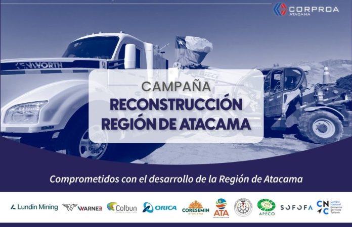 CORPROA junto a gremios nacionales, regionales y autoridades locales impulsan cruzada solidaria para reconstruir viviendas en Atacama