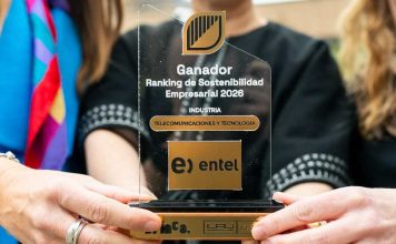 Entel es reconocida como empresa líder en sostenibilidad en Ranking de Sostenibilidad Empresarial Brinca-UAI 2026