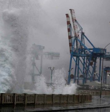 Listado de puertos y terminales DP World en Chile cerrados por sistema frontal, temporales de lluvia y vientos