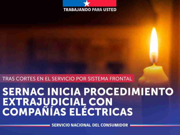 Sernac inicia procedimiento extrajudicial con compañías eléctricas en busca de compensaciones para las familias afectadas por cortes del servicio Sernac inicia procedimiento extrajudicial con compañías eléctricas en busca de compensaciones para las familias afectadas por cortes del servicio