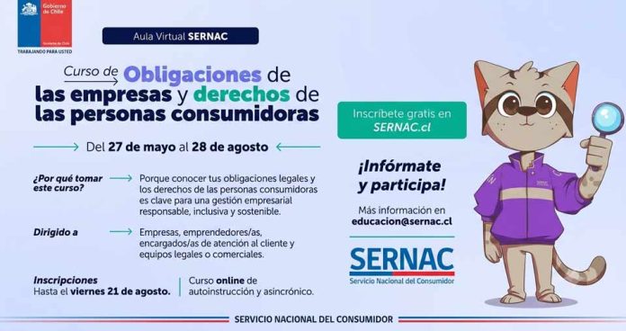 Delegación Presidencial Provincial de Punilla y Seremi de Economía invitan a curso online gratuito de SERNAC sobre Ley del Consumidor Delegación Presidencial Provincial de Punilla y Seremi de Economía invitan a curso online gratuito de SERNAC sobre Ley del Consumidor
