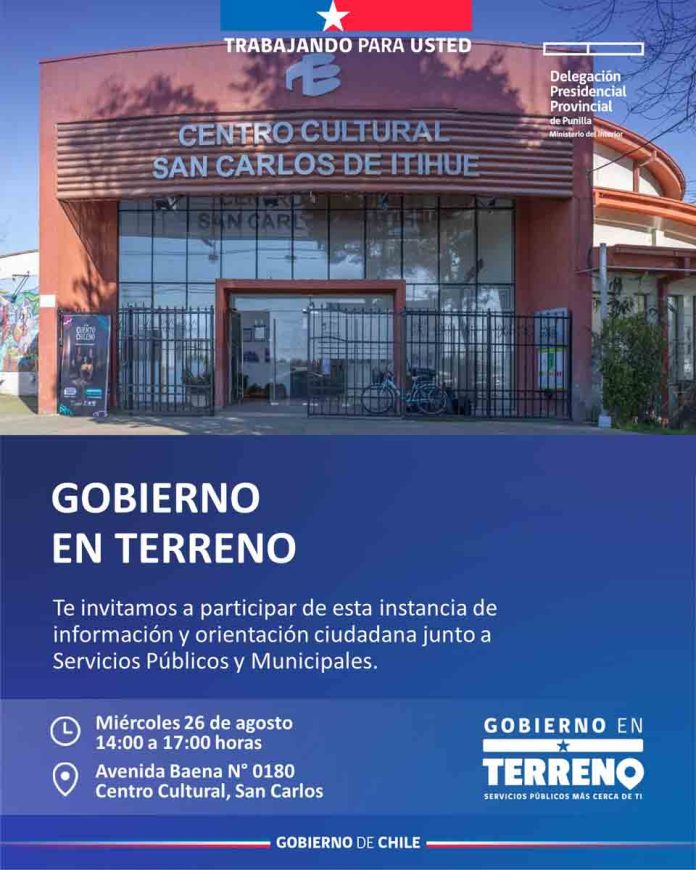 Delegación de Punilla acerca servicios públicos en San Carlos