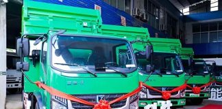 Landking avanza en el transporte de cero emisiones con la entrega de sus primeros camiones tolva propulsados por hidrógeno en China