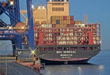 Buque de nueva construcción de MSC opera por primera vez en Puerto Coronel