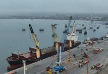Perforadora Sandvik DR411i arribó al Puerto Coquimbo