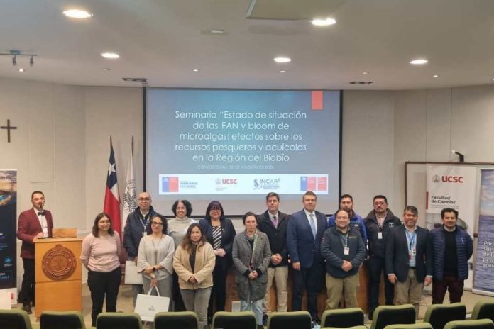 Seminario abordó estado de situación de las FAN y blooms de microalgas y sus efectos sobre los recursos pesqueros y acuícolas del Biobío