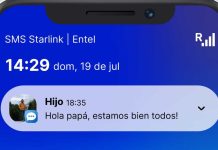 Uso de SMS satelital de Entel creció más de 520% durante sistema frontal Uso de SMS satelital de Entel creció más de 520% durante sistema frontal