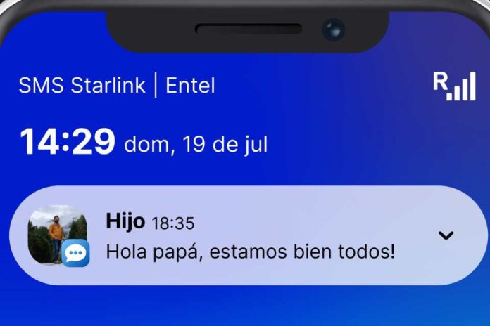 Uso de SMS satelital de Entel creció más de 520% durante sistema frontal