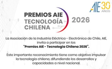 AIE abre convocatoria de los «Premios AIE – Tecnología Chilena 2026» para reconocer el desarrollo tecnológico realizado en Chile AIE abre convocatoria de los "Premios AIE – Tecnología Chilena 2026" para reconocer el desarrollo tecnológico realizado en Chile