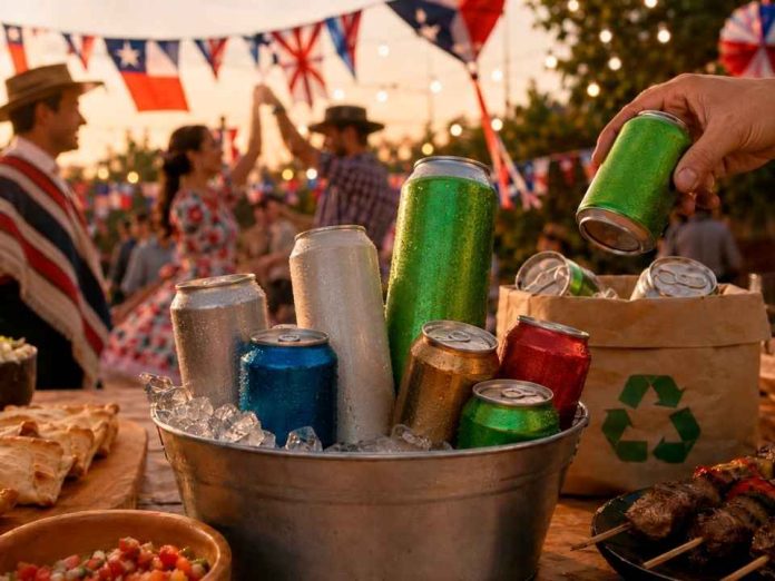 Celebrar y reciclar: por qué la lata de aluminio es una aliada del 18