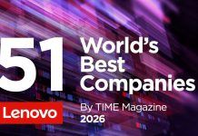 Lenovo es reconocida entre las Mejores Empresas del Mundo 2026 de TIME magazine, ocupa el puesto 51 a nivel global Lenovo es reconocida entre las Mejores Empresas del Mundo 2026 de TIME magazine, ocupa el puesto 51 a nivel global