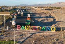 Lomas Bayas retiró más de 4 mil toneladas de residuos de un microbasural en Baquedano Lomas Bayas retiró más de 4 mil toneladas de residuos de un microbasural en Baquedano