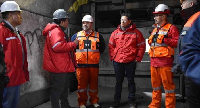 Operación subterránea y seguridad minera marcan recorrido por Yacimientos Carboníferos Río Turbio Operación subterránea y seguridad minera marcan recorrido por Yacimientos Carboníferos Río Turbio