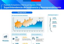 Insolvencia de personas y empresas enero-agosto 2026 