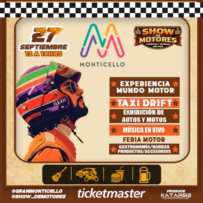 Show de Motores llega este domingo a Monticello con superautos, Fórmula 3, rally, drift y música en vivo
