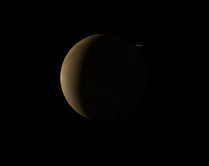 simulación Venus Venus alcanzará su máximo brillo en septiembre: cuándo y hacia dónde mirar para verlo desde Chile