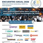Tecnología Chilena, energía e inteligencia artificial marcarán el encuentro con que AIE celebrará sus 30 años
