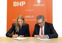 Codelco y BHP firman acuerdo para iniciar exploración del Proyecto Anillo Codelco y BHP firman acuerdo para iniciar exploración del Proyecto Anillo