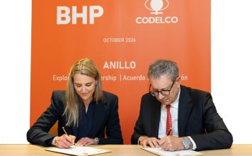 Codelco y BHP firman acuerdo para iniciar exploración del Proyecto Anillo