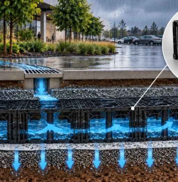 Cubos drenantes: la solución que se presenta en Edifica para mejorar la capacidad de drenaje en Santiago