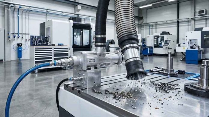 Efecto Venturi en el taller: La innovación que transforma la presión de aire con succión de alta potencia, compresor de aire
