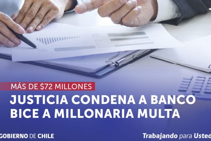 Justicia condena a Banco BICE a millonaria multa por no respetar tasas de interés y el reglamento de portabilidad financiera