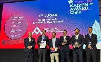 Minera Antucoya ganó importante premio Kaizen por su sistema de gestión de mantenimiento