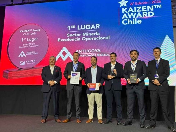 Minera Antucoya ganó importante premio Kaizen por su sistema de gestión de mantenimiento