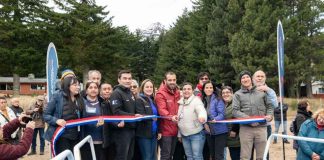 Pasarelas reutilizadas dan vida a nuevo muelle sustentable en Lago La Paloma