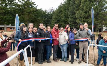 Pasarelas reutilizadas dan vida a nuevo muelle sustentable en Lago La Paloma