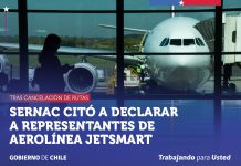 SERNAC citó a declarar a ejecutivos de aerolínea jetSMART tras cancelación de rutas SERNAC citó a declarar a ejecutivos de aerolínea jetSMART tras cancelación de rutas (1)
