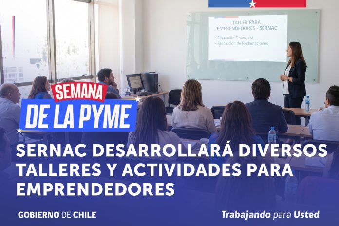 SERNAC desarollará diversos talleres y actividades para emprendedores en el marco de La Semama de la Pyme SERNAC desarollará diversos talleres y actividades para emprendedores en el marco de La Semama de la Pyme