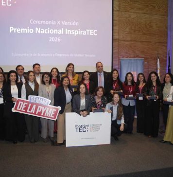 Talento de Ñuble destaca a nivel nacional: Chillaneja Rayén Inostroza gana el Premio InspiraTEC 2026 en la categoría Emprendedora STEM