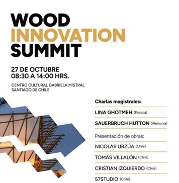 Wood Innovation Summit reunirá a referentes de la arquitectura y construcción en madera